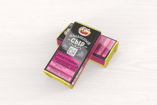 "爱好者牌切片"软干酪 45%