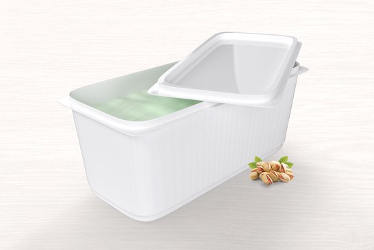 油脂含量15%的开心果味的“奶油冰激凌”雪糕