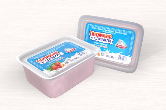 草莓味的“奶油冰激凌”雪糕